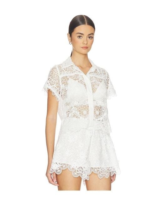 Waimari White Nerissa Top