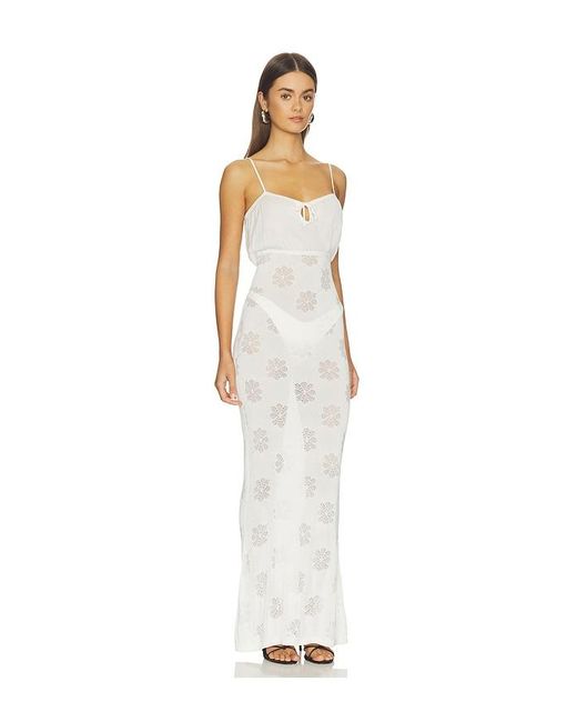 Asta Resort White Cecilia Maxi Dress