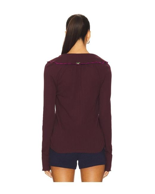 Free People Purple Juniper Long Sleeve