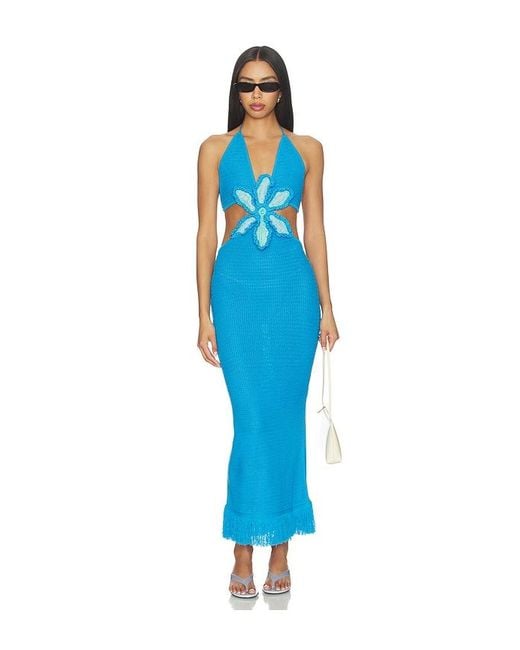 CAPITTANA Blue Starla Dress