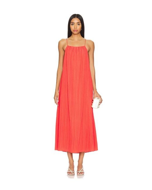 Vestido Sarai En Color Rojo Talla (También En L) Solid & Striped de color Red