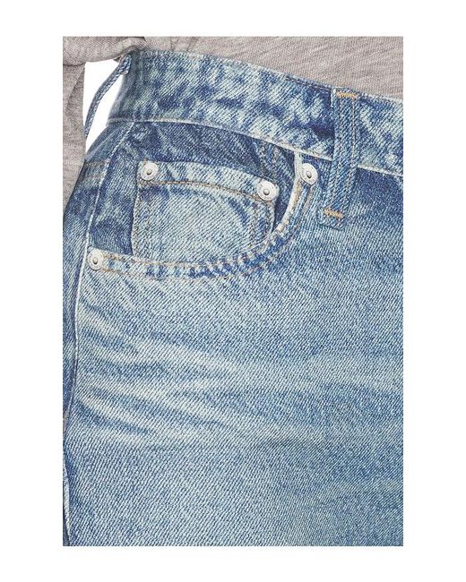 Rag & Bone Blue Rb Miramar Ponte Dahlia Full Length Jeans