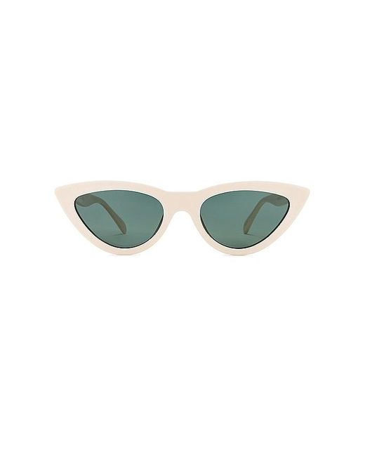 Anine Bing Green Jodie Sunglasses