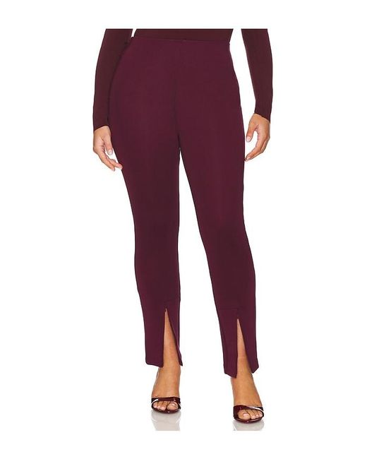 GOOD AMERICAN Red Sculpting Boss Pull On Slim Pant