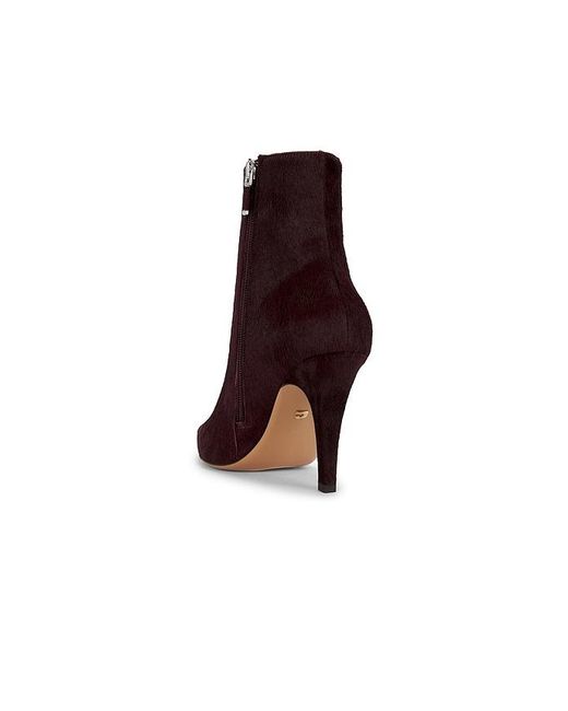 Lola Cruz Brown Pony Hair Ankle Bootie