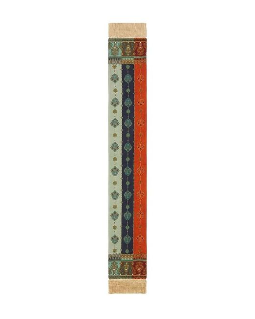 Zimmermann Multicolor Printed Silk Fringe Neck Scarf
