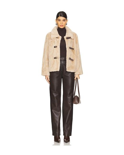 Heartloom Natural Tegan Faux Fur Coat