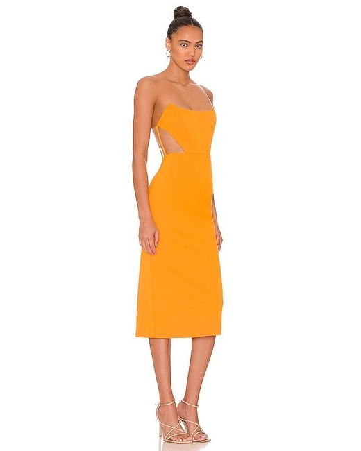 Robe Leighton En. Taille Also En S Nbd en coloris Orange