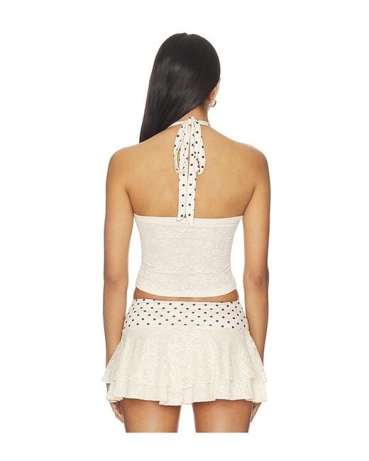Tiger Mist White Kayli Top