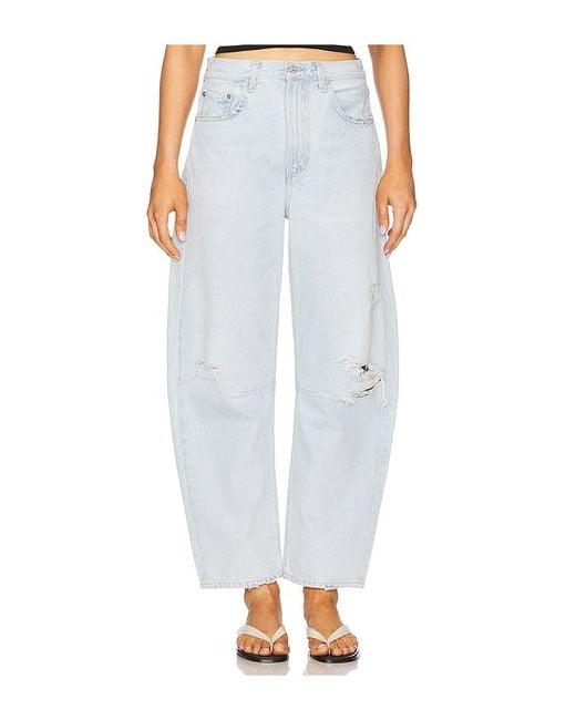 Citizens of Humanity White Miro Relaxed Jeans