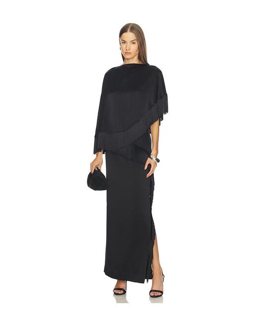 SRG Black Sandra Silk Skirt