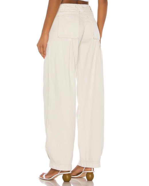 Free People Birch Denim Wide Leg Pant 