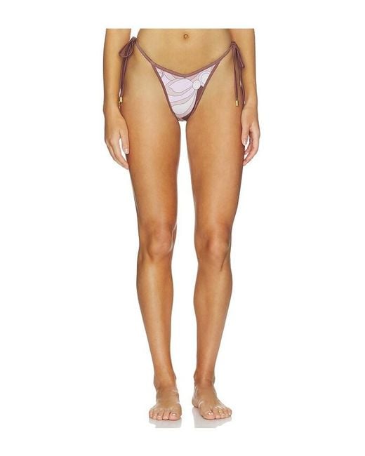 Cin Cin White Racer String Bikini Bottom