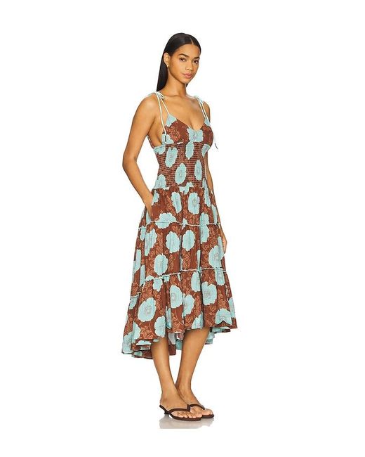 Free People Adriel ミディ丈ドレス White