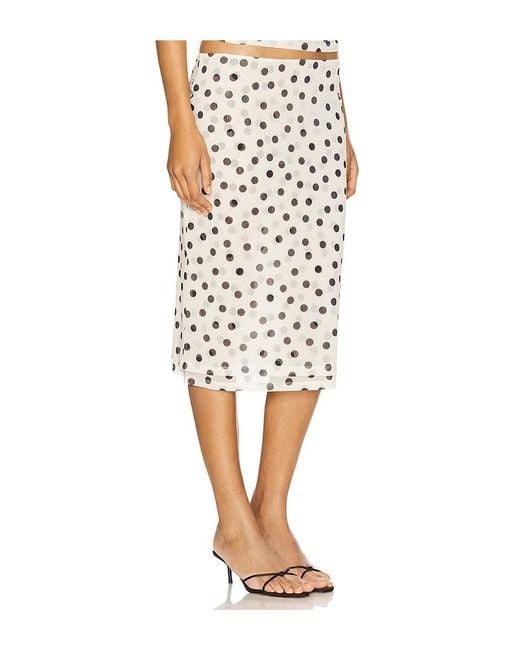 LPA White Carla Skirt