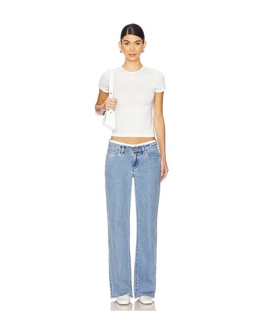 A.Brand Blue Wide-Leg Denim Jeans
