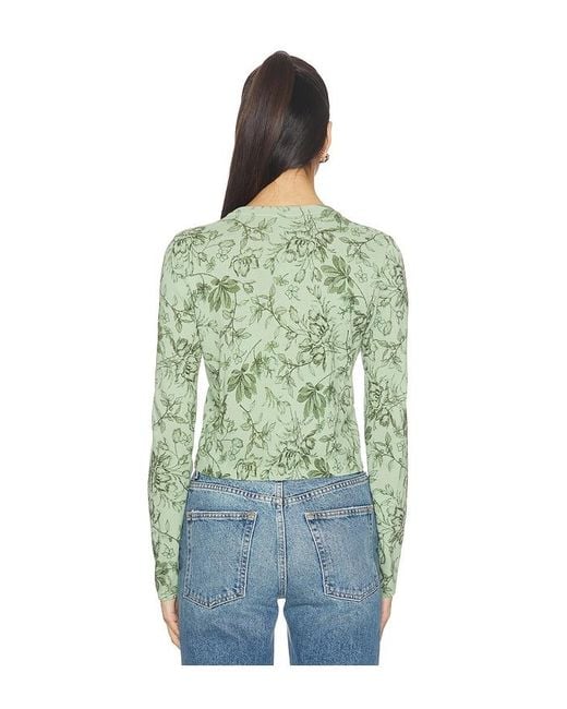 Alice + Olivia Green Carson Cardigan