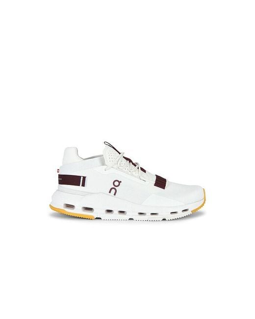 On Shoes White Cloudnova 2 for men