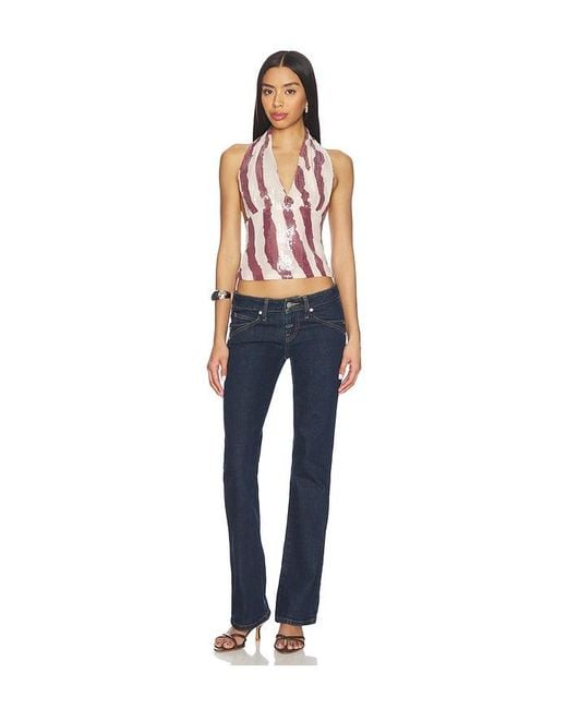 Miaou Blue Mathilde Top