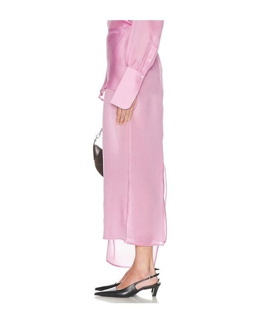 Helsa Pink Rock He Silk Gazar