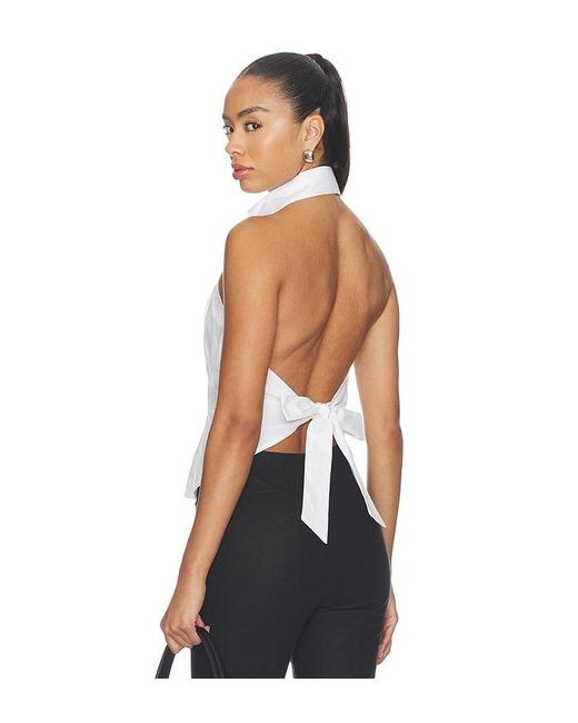 FAVORITE DAUGHTER White The Behind The Bow Top