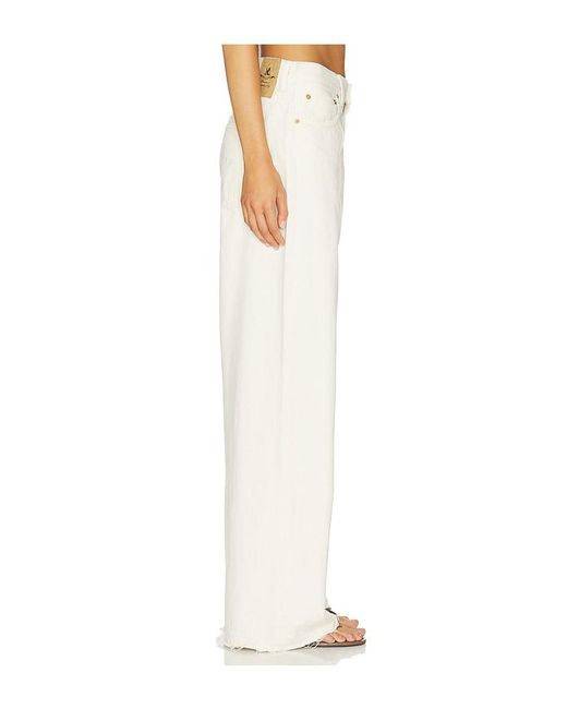 Denimist White Teri Wide Leg Jean