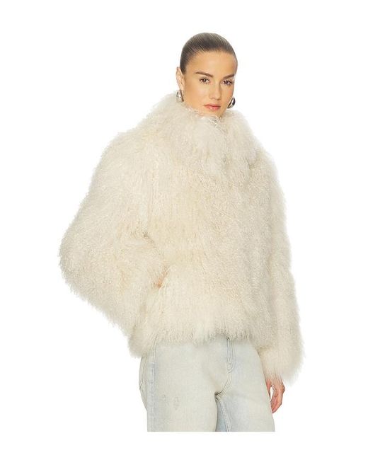 Lamarque Natural Bianca Fur Jacket