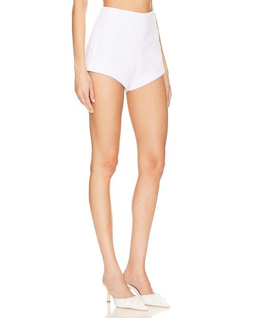 MAJORELLE White Clemence Short