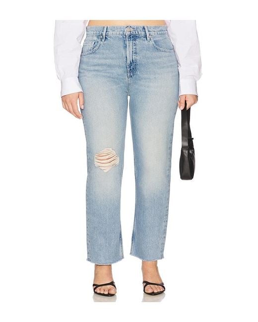 GOOD AMERICAN Blue Good Standard Straight Jeans