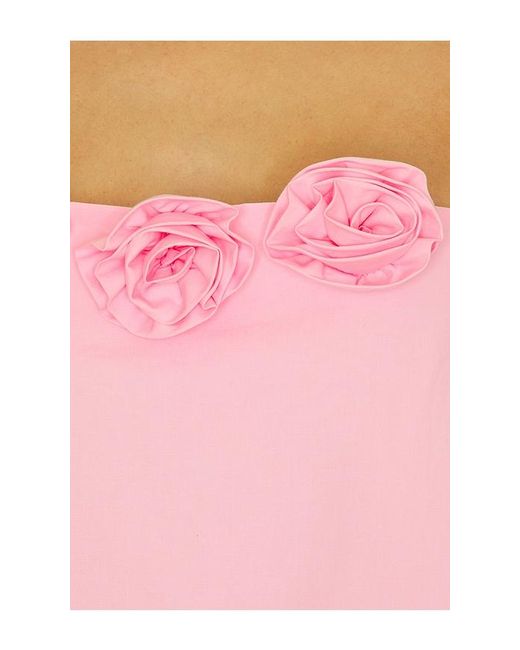 Caroline Constas Pink Vera Mini Dress
