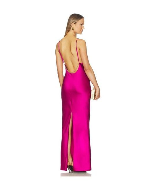 Nookie Pink Valerie Drape Gown