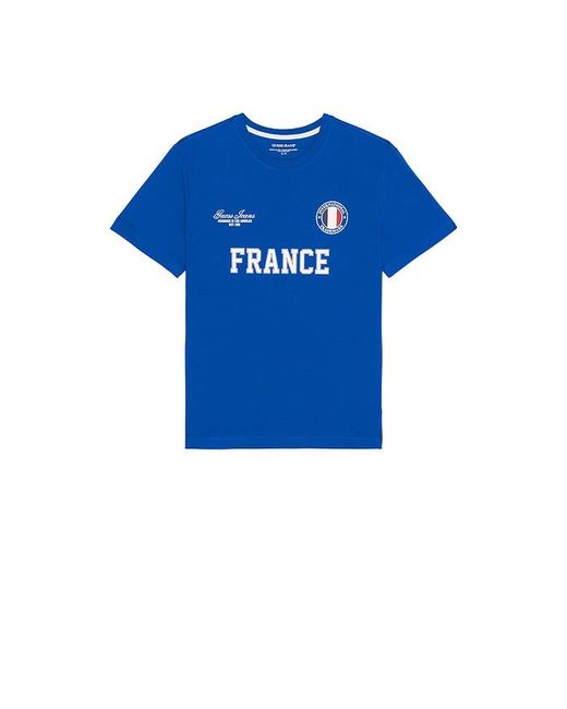 Guess Blue World Cup Tee for men
