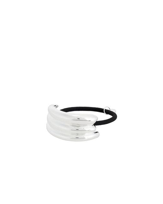 Ettika Black Modern Rows Hair Tie