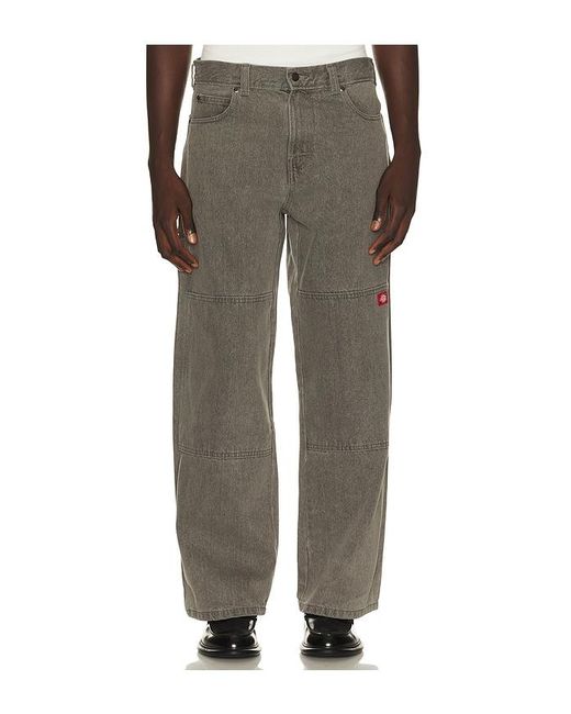 Dickies Gray Loose Straight Double Knee Jean for men