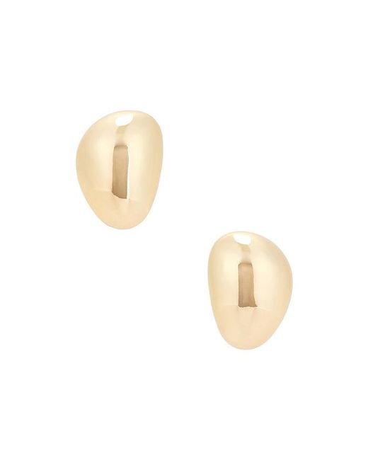 Shashi White Carter Stud Earring