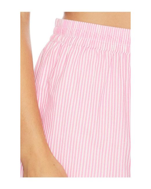 Seafolly Pink Stripe Drawstring Shorts