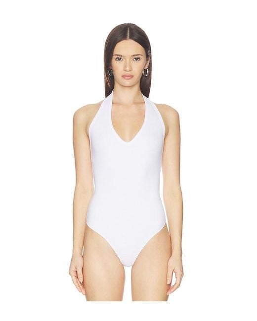 Clique White Calli Bodysuit