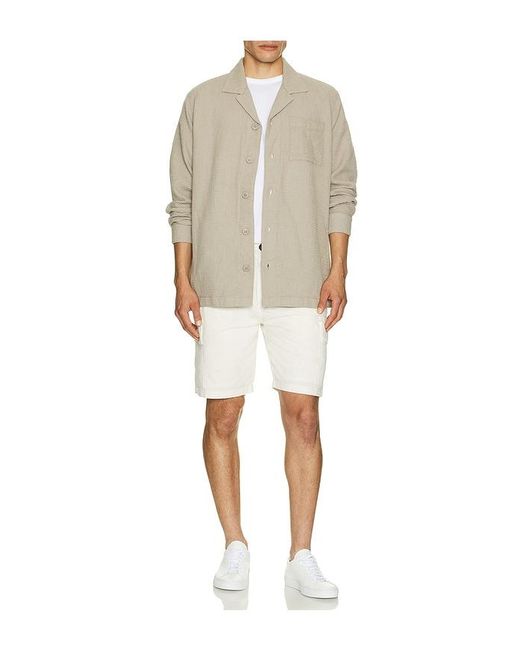 Barbour Overshirt Sandwood in Natural für Herren