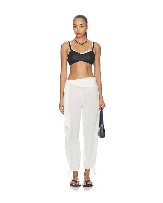 Lovers + Friends White Billie Pant