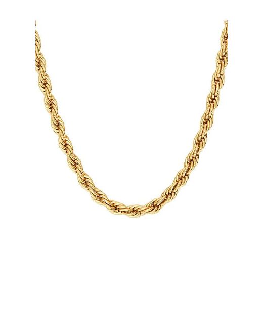 Natalie B. Jewelry Metallic Donatella Rope Chain Necklace