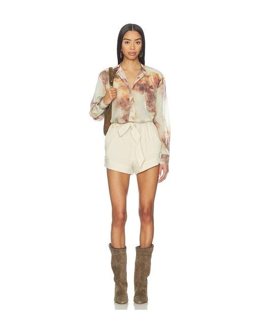 Isabel Marant White Birva Short