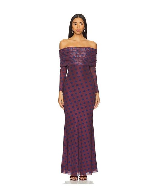 AFRM Purple X Revolve Thelma Dress