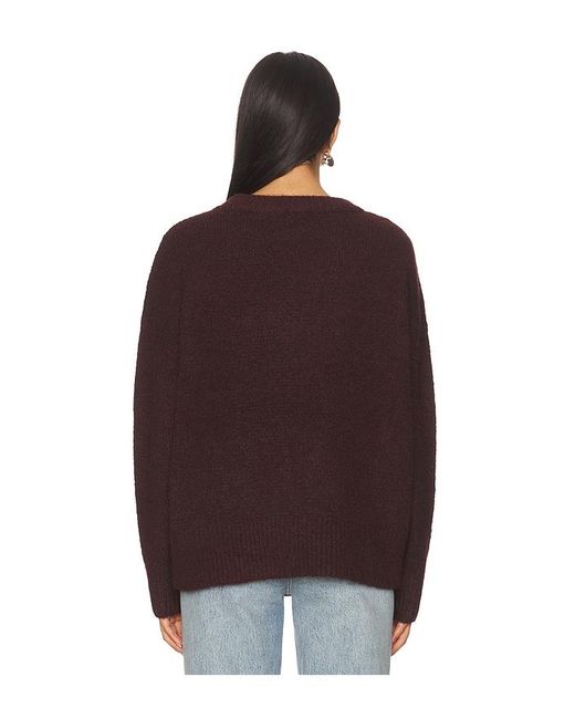 Line & Dot Purple Hart Sweater