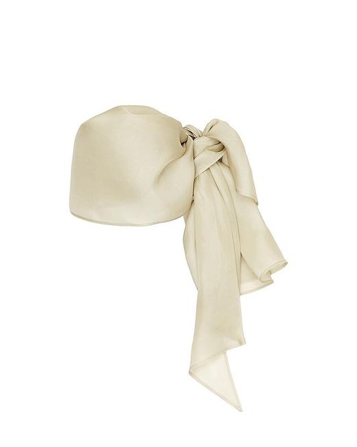 Helsa Multicolor Silk Gazar Head Scarf