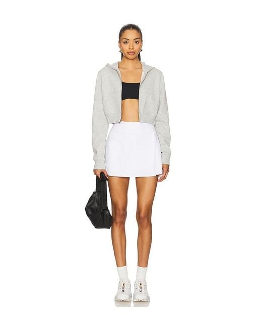 Beyond Yoga White Space Dye Points Crossover Skirt