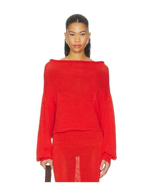 SER.O.YA Red Serafina Sweater