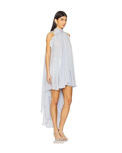 La Fuori White Gathered Halter Top