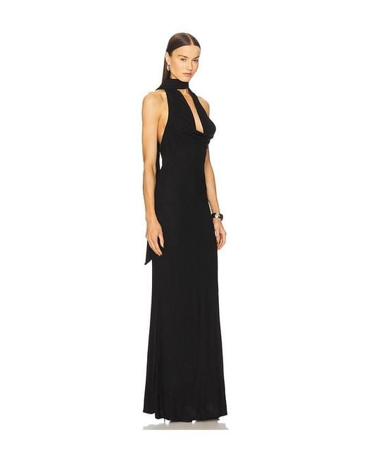 Michael Costello Black X Revolve Nathalia Gown
