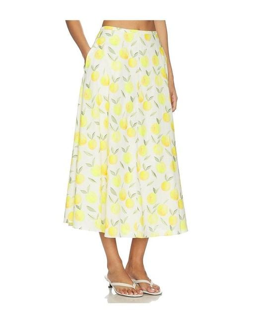 Astr Yellow Myria Skirt