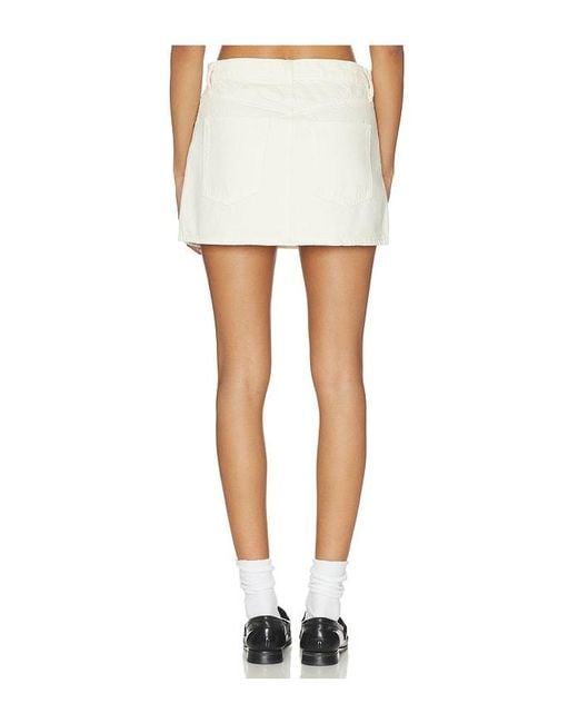 FRAME White The Mini Skirt